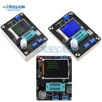 Upgraded Version GM328A Transistor Tester LCR Diode Capacitance ESR Voltage Frequency Meter PWM Signal Generator Russian/English 1