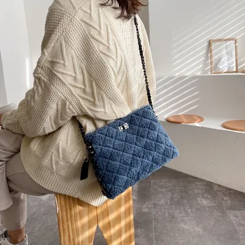

Fashion Women Pu Leather Small Shoulder Bag High Quality Chain Crossbody Bags for Women Casual Female Handbags Messenger Bags
