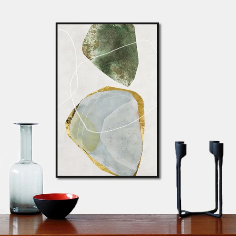 Nordic Minimalism Abstract Stone Line Canvas Painting Creative Poster And Print Wall Art Picture Home Living Room Bedroom Decor | Дом и сад