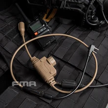 FMA FCS Tactical RAC гарнитура PTT поддерживает несколько разъемов K/ICON Head адаптеры