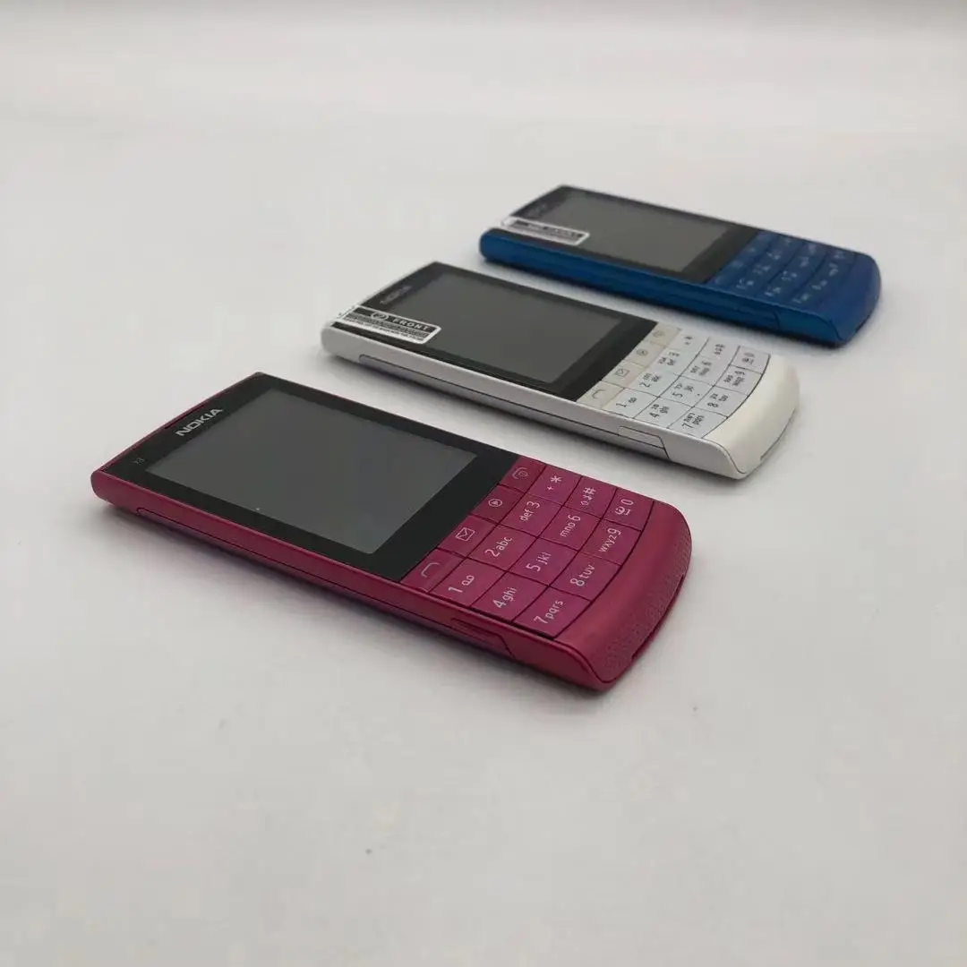 second hand iphone Nokia X3-02 refurbished Original Nokia X3-02 3G Mobile Phone 5.0MP with Russian Keyboard 5 Colors In Stock refurbished iphone x refurbished