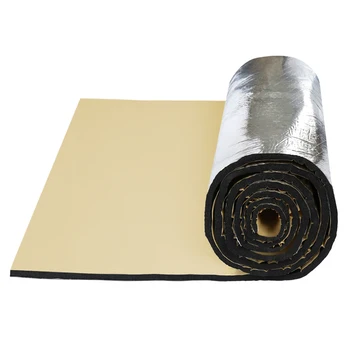 

uxcell 394mil 32.29sqft Car Exhaust Muffler Heat Sound Deadener Insulation Mat 118" x 40"