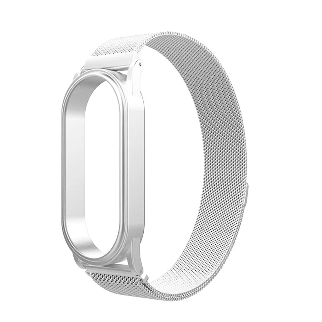 SL Ouhaobin mi lanese магнитный ремешок из нержавеющей стали для mi Band 4 сменный Браслет для Xiaomi mi band 4 pulseira 906#2 - Цвет: SL