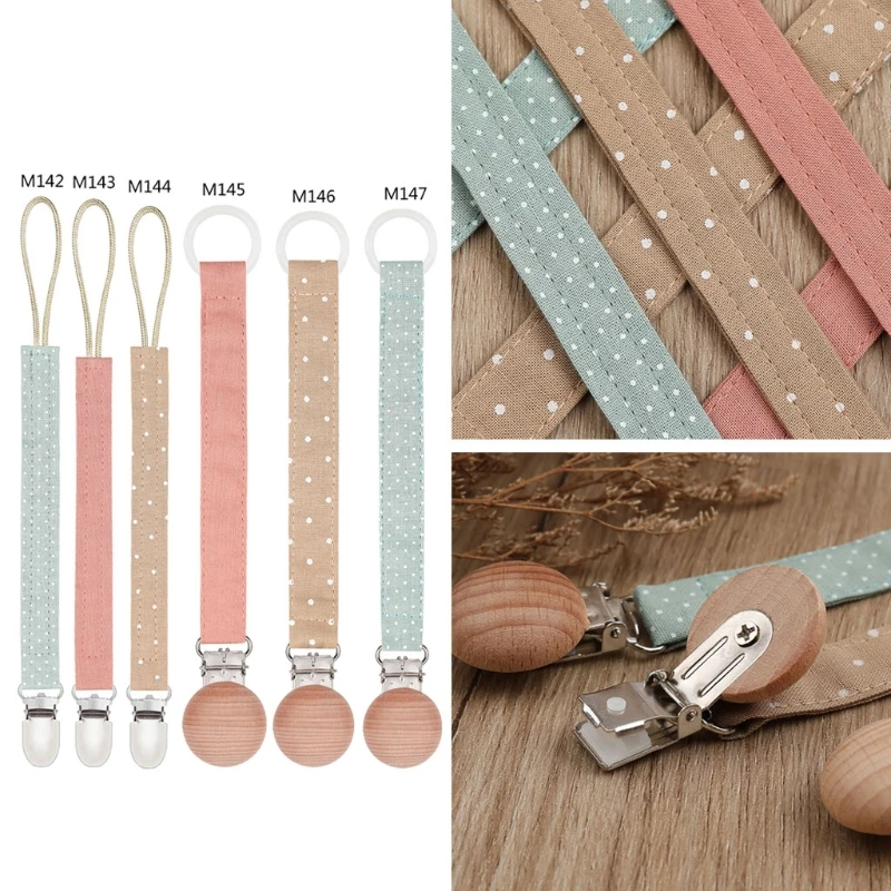 Cotton Linen Baby Pacifier Chain Clip Soother Nipple Holder Clasps Dummy Attache Feeding Dropship | Мать и ребенок