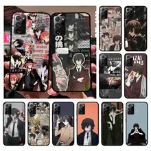 

Anime Bungou Stray Dogs Dazai Osamu Phone Case for Samsung Note 20 Ultra 10 pro lite plus 9 8 5 4 3 M 30s 11 51 31 31s 20 A7