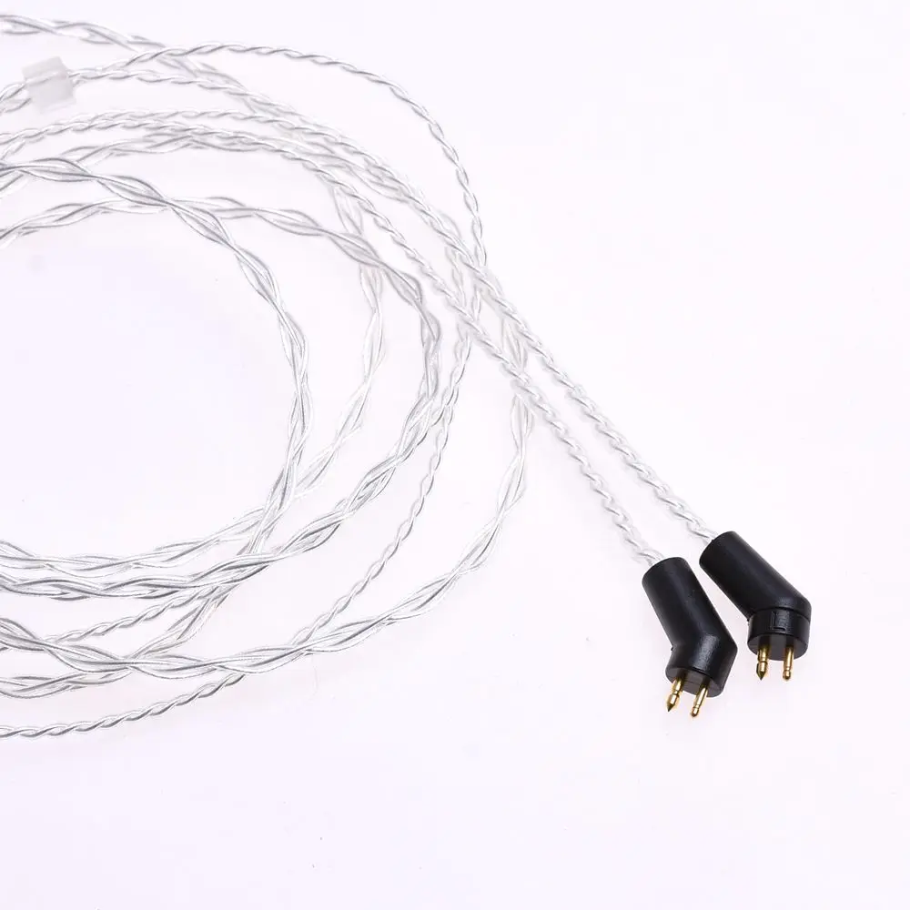 1,2 м(4 фута) 5N OCC посеребренный кабель для наушников для Etymotic ER4P ER4B ER4S HiFi кабель 2Pin штекер