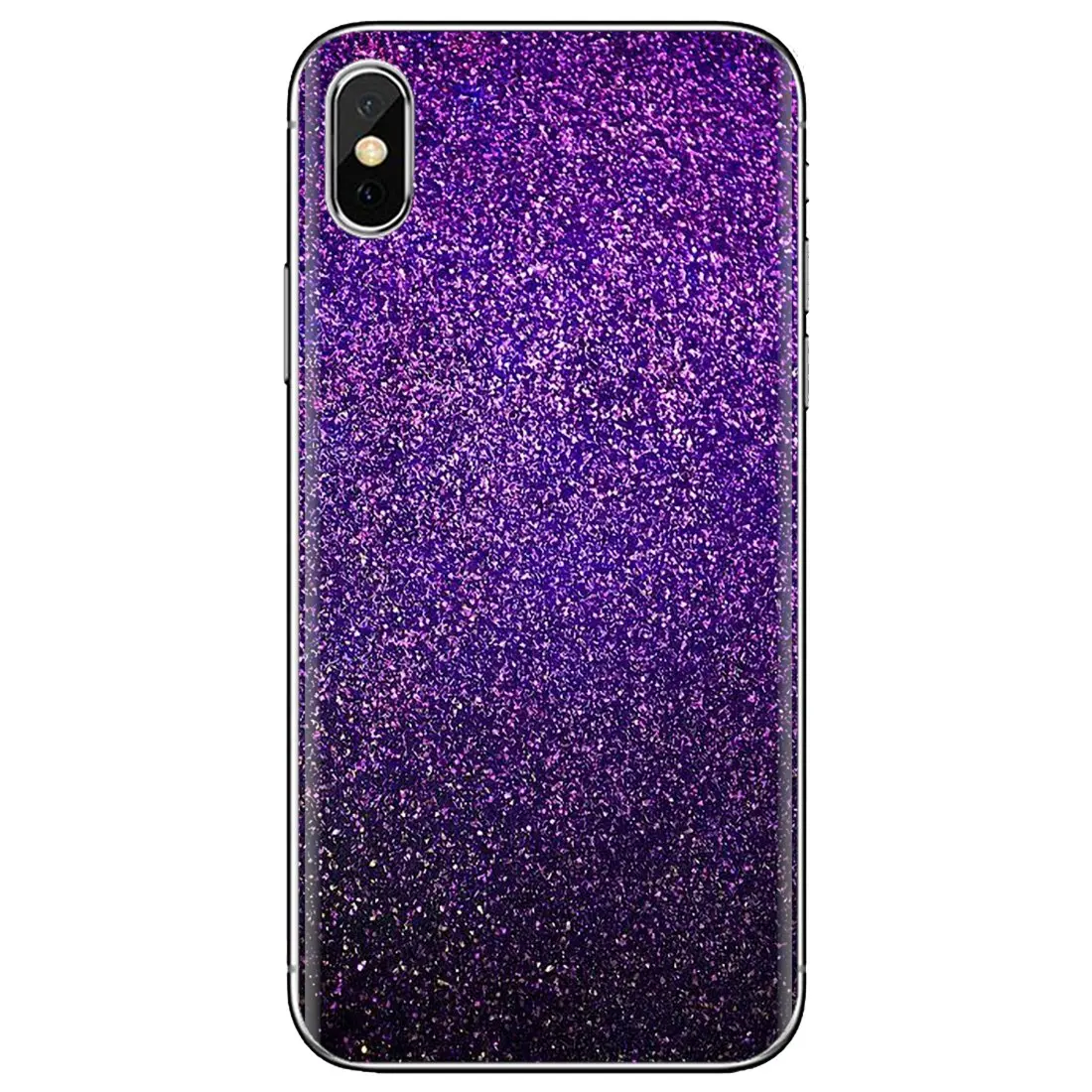 For Meizu M6 M5 M6S M5S M2 M3 M3S NOTE MX6 M6t 6 5 Pro Plus U20 Beautiful Purple Glitter Sparkles Bling Silicone Phone Case best meizu phone case design Cases For Meizu