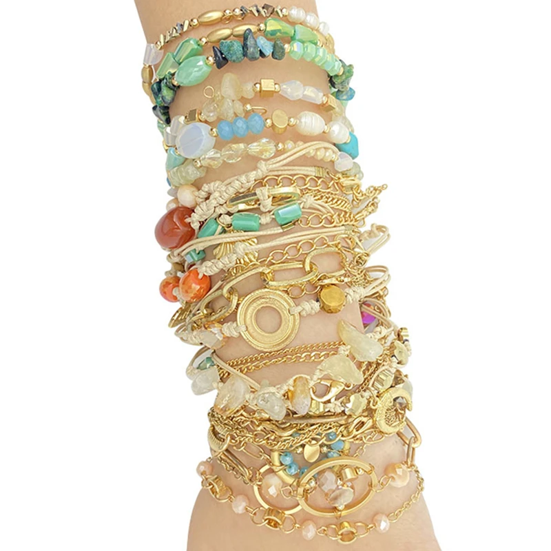 

Charms Bracelets For Women Christmas Trinket Wedding Accessories Undefined Pendant Bangles Bracelets Diy Jewelry Bohemian Chain