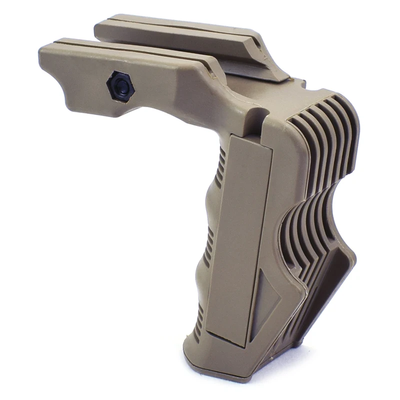 Tan ActionUnion Тактический Foregrip CAA нейлоновый пистолет Передняя рукоятка L Тип 20-21 мм направляющие Аксессуары Для Охоты Военная стрельба - Цвет: Tan