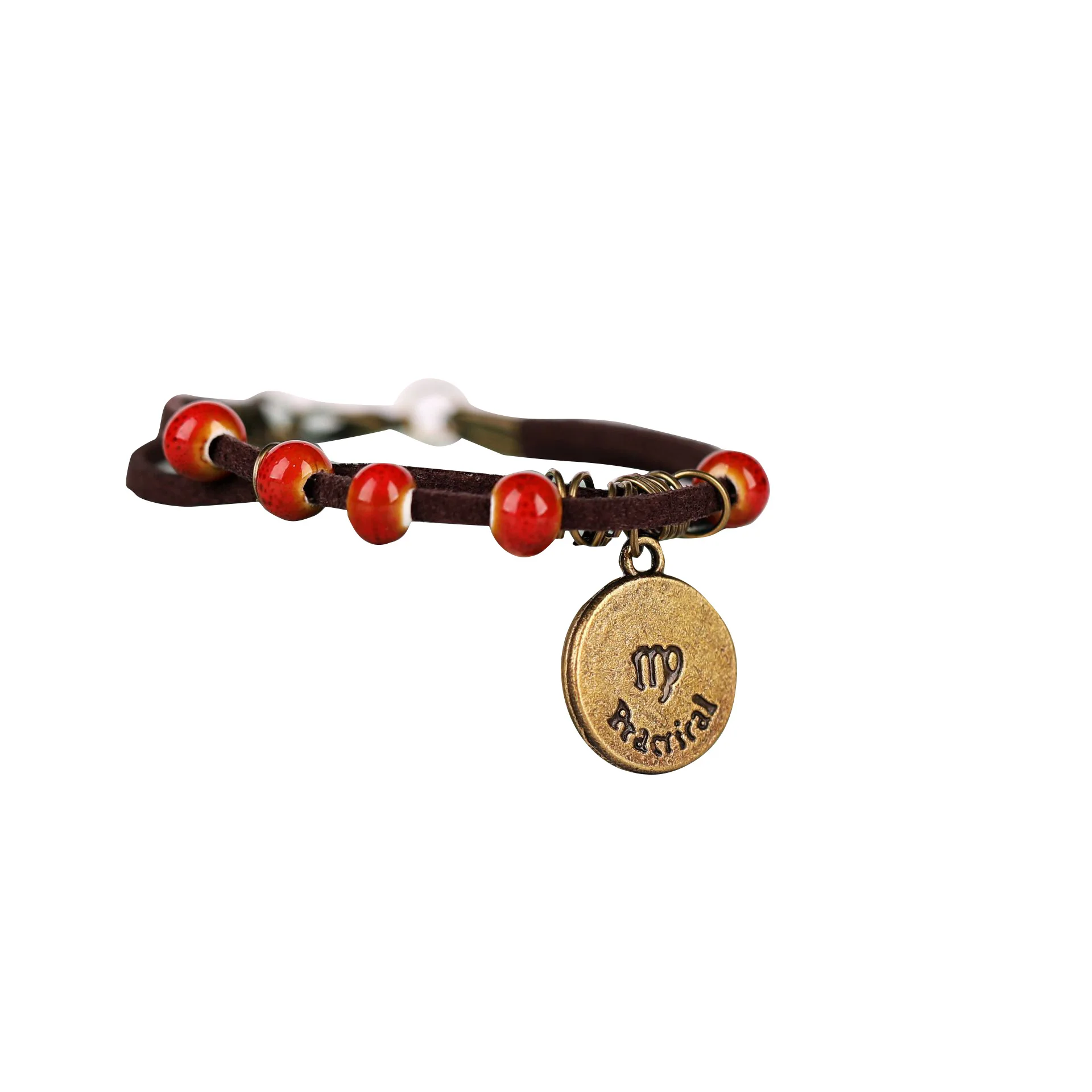 Простой индивидуальный ручной работы керамический браслет из бисера Модный женский винтажный этнический стиль ювелирные изделия аксессуары