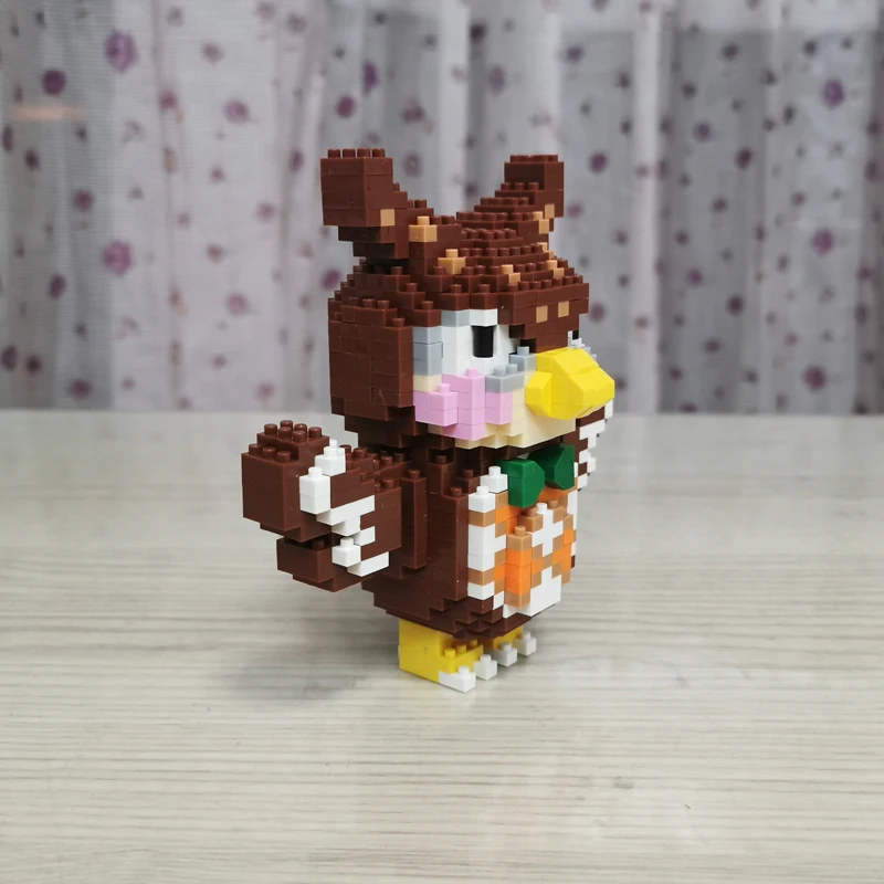 SC 4010 08 игра пересечение животных Сова Птица погоде Домашние животные 3D DIY Мини