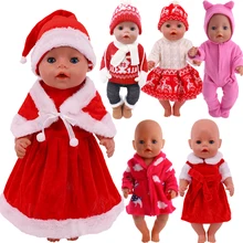 Pull de noël Reborn pour fille russe, vêtements de noël, accessoires de poupée américaine de 16 18 pouces et de 40 43Cm, jouets de bricolage