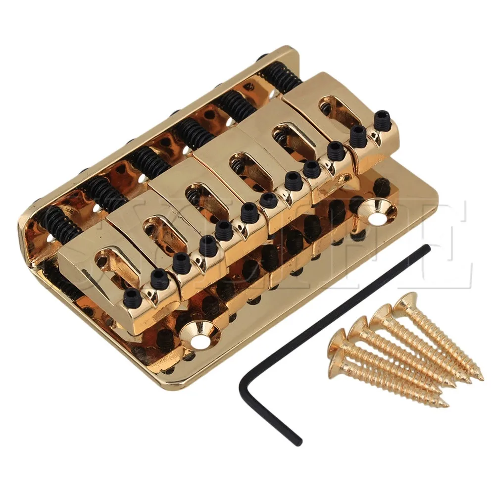 6 String Metal Guitar Bridge For Electric Guitar Musical Accessory