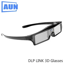 AUN DLP LINK 3D очки ЖК-очки. Встроенный литиевый аккумулятор 3,7 в. Используется для всех DLP проекторов, для домашнего кинотеатра