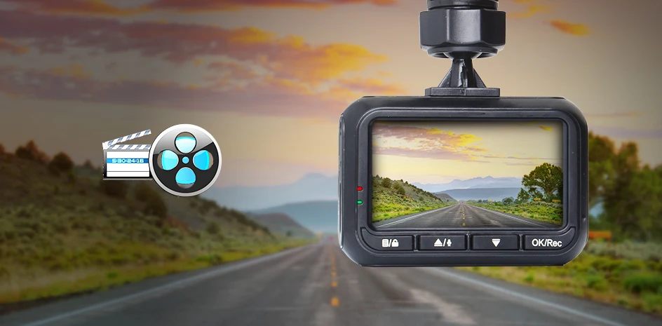 RUCCESS Автомобильный видеорегистратор Full HD 1080P Dash Cam мини-автомобиль Камера Регистраторы NOVATEK DVR 170 ° Широкий формат 24 часа в сутки для парковочной системы Ночное видение