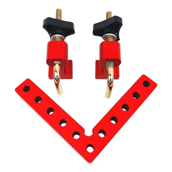 

L-shaped Clamping Tool Carpenter 90 Degree Right Angle Clip Easy Apply Fixing Home Auxiliary Fixture Positioning Panel Corner