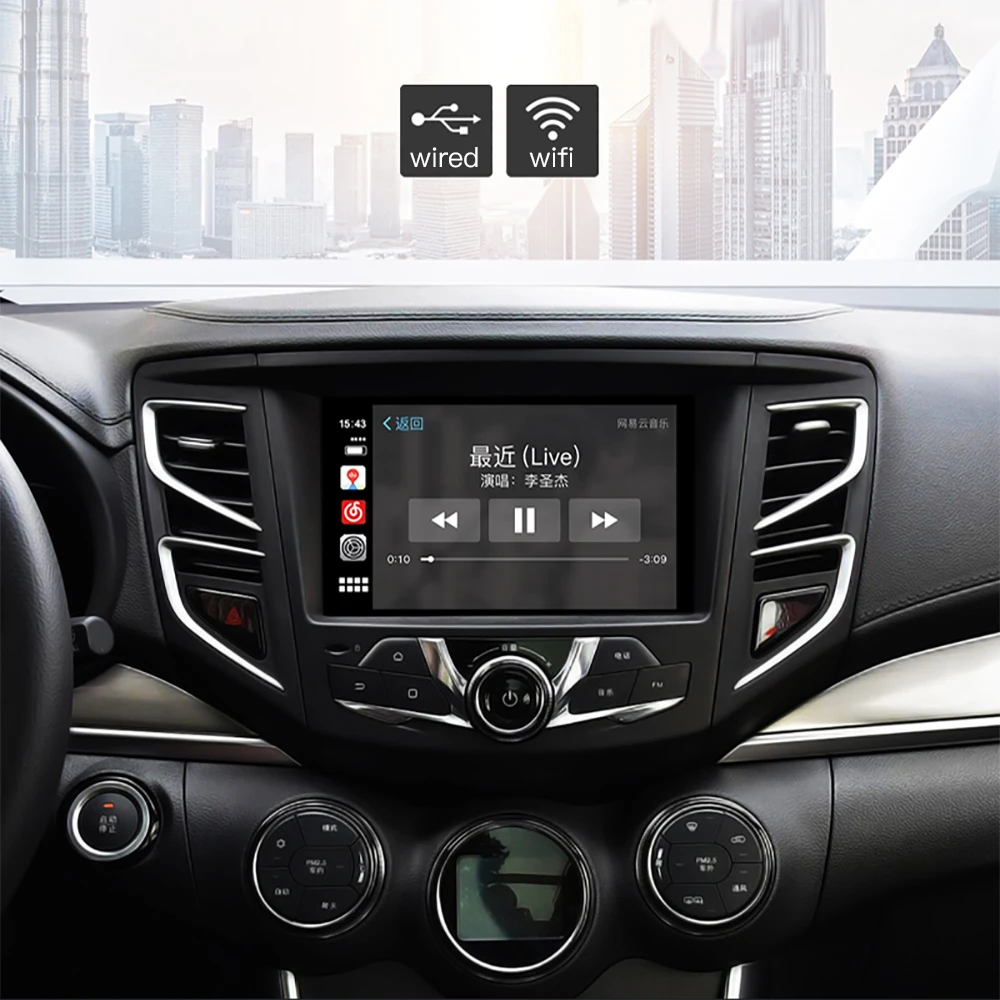 Android автомобильный навигационный модуль USB Carplay Bluetooth подключение телефон