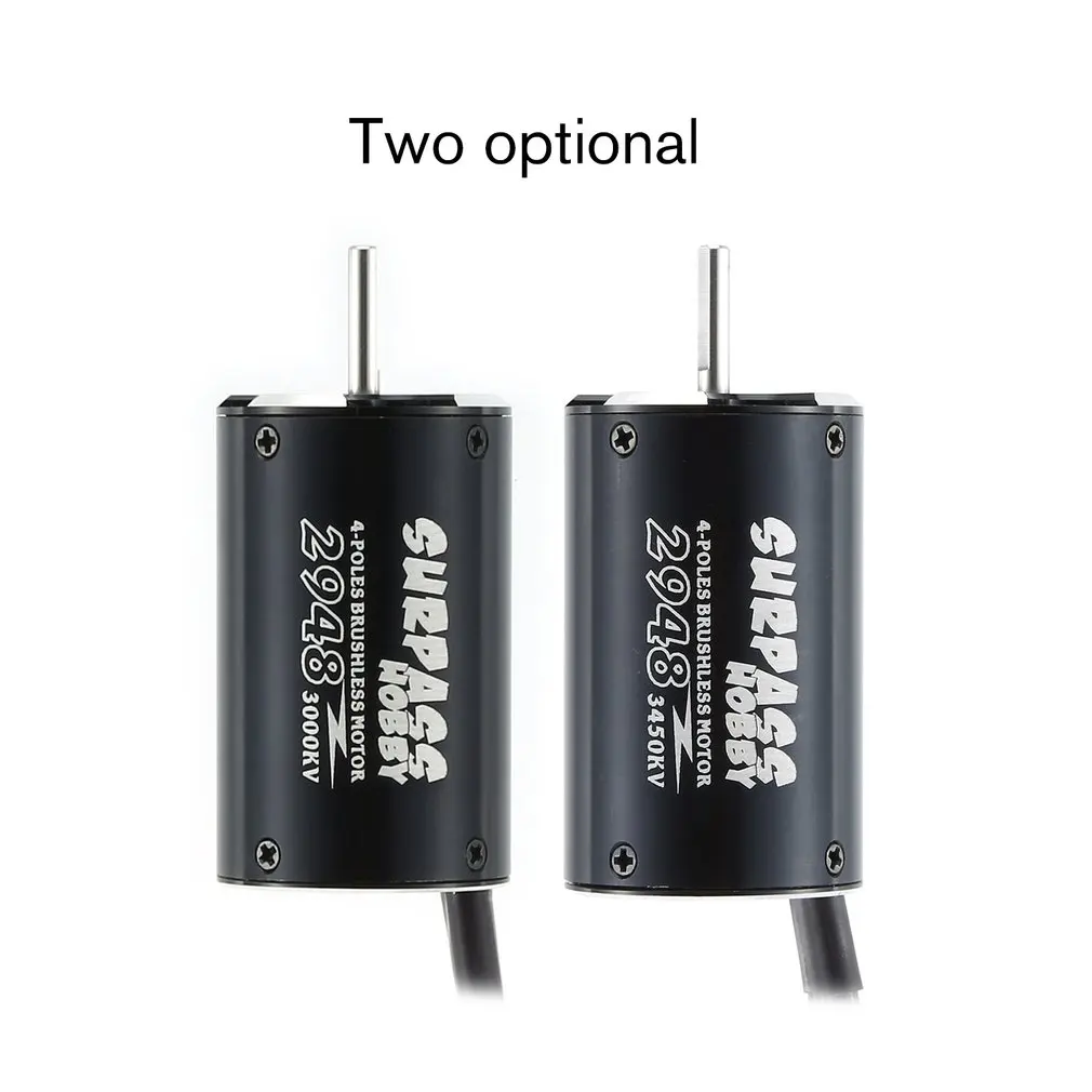 Waterproof 2948 3000KV 3450KV Sensorless Brushless Motor for Traxxas Blast Feilun FT011 FT012 600-800mm RC Boat Accessories