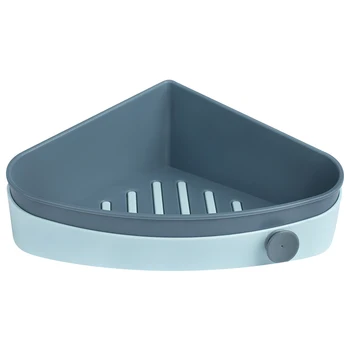 

1PCS Non-perforated Drain Rack Toilet Soap Rack Bathroom Wash Rack Wall Hanging Storage Rack shelf basket shower organizer