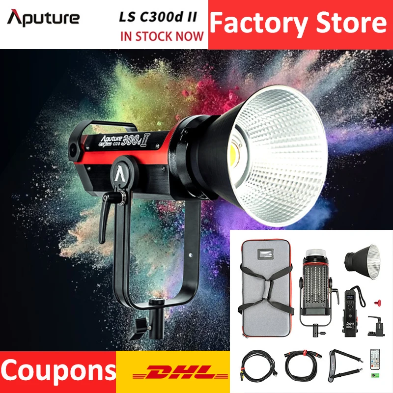 

Aputure LS C300d 300d II LCD Video Light Flash Speedlight Color Photography Lighting for DSLR Canon Nikon Cameras VS Viltrox