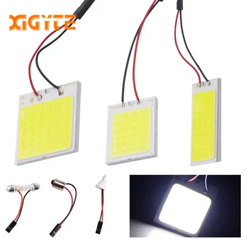 

T10 Cob 24 SMD 36 48 SMD Car Led Vehicle Panel Lamps Auto Interior Reading Lamp Bulb Light Dome Festoon BA9S DC 12v car styling