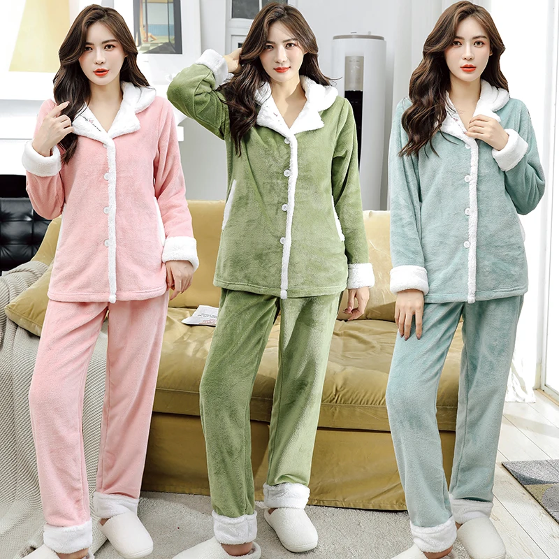 Pyjama Femme Hiver Douillet et Chaud