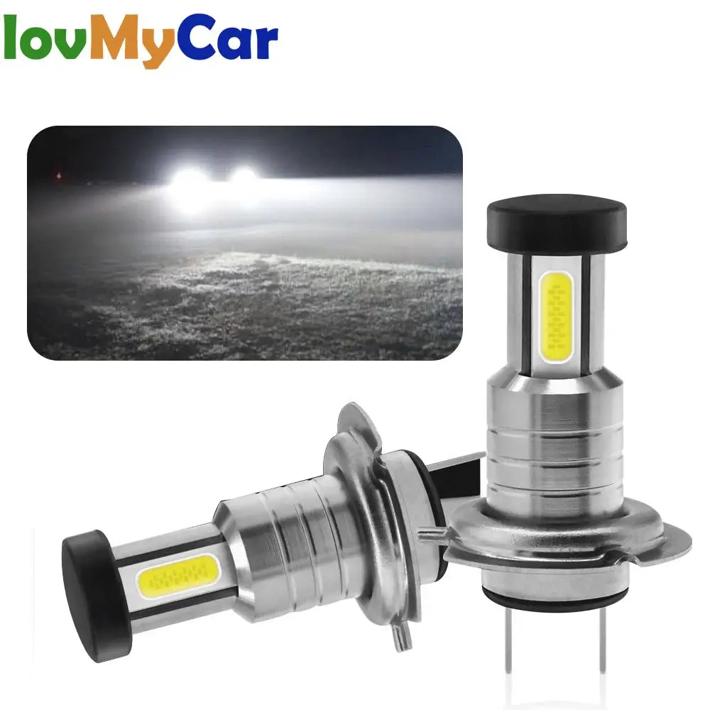 

2X Car H7 LED Headlight Bulb CANBUS Auto Tail Led Fog Lamp HeadLamp DRL Day Light Tail Light 6000k 26000LM Automobiles Head Lamp