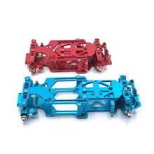 Marco de Rueda trasera para coche de Control remoto, base de rueda ajustable, actualización de marco de Control remoto, para derrape, 1/28