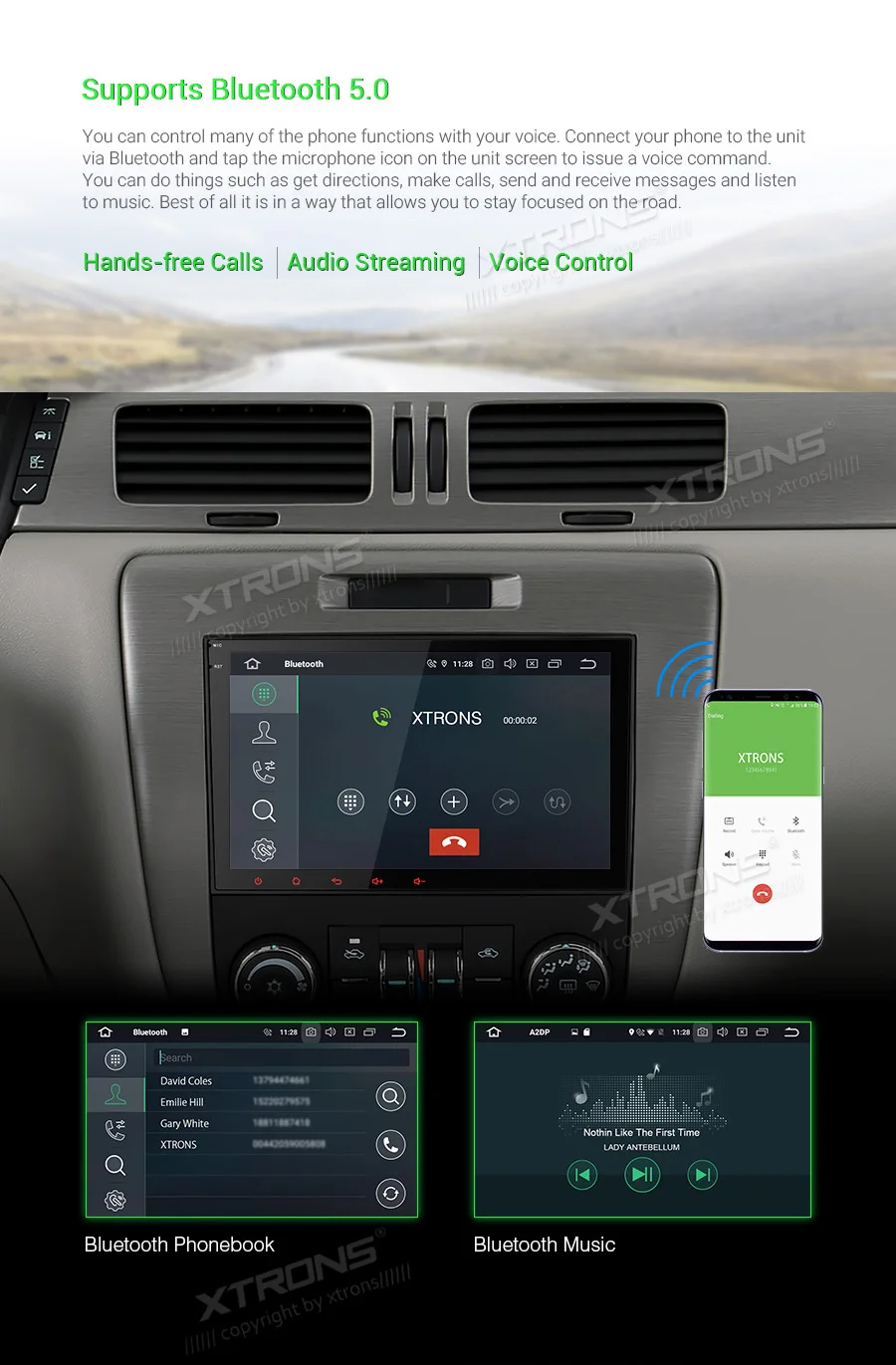 XTRONS " Android 9,0 Восьмиядерный автомобильный Радио плеер gps OBD для Chevrolet Tahoe Impala для BUICK Enclave для GMC Для HUMMER NO DVD