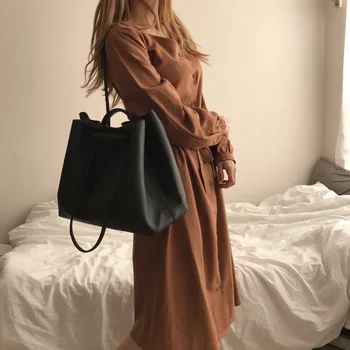 

Fashion PU Leather Shoulder Bag Brand Handbag Women Elegant Bucket Bag Designer Messenger Bag High Quality Mujer Bolsa Chic Tote