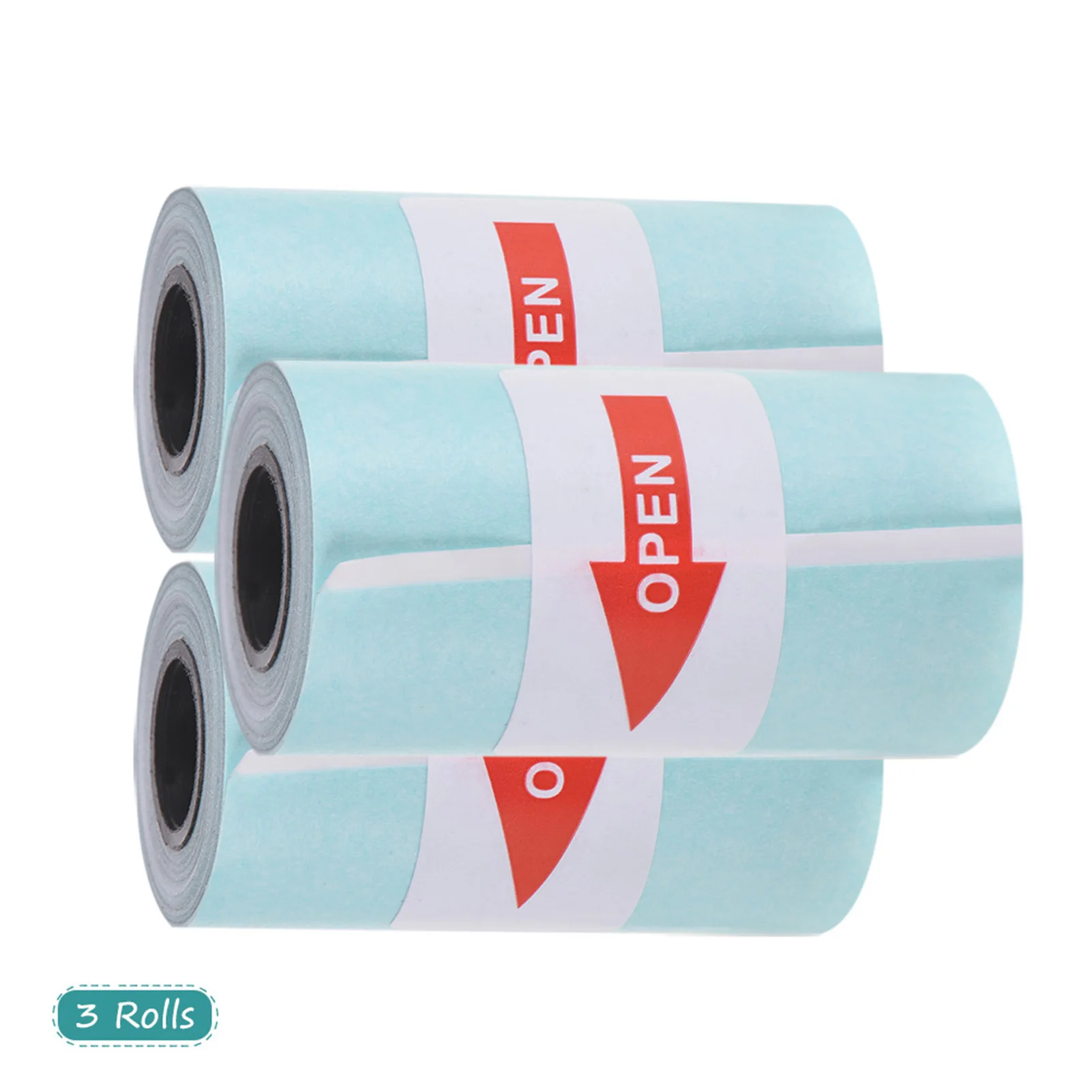 30 Rolls Printable Sticker Paper Direct Thermal Paper w/ Self-adhesive 57*30mm for PeriPage A6 PAPERANG P1/P2 Mini Photo Printer