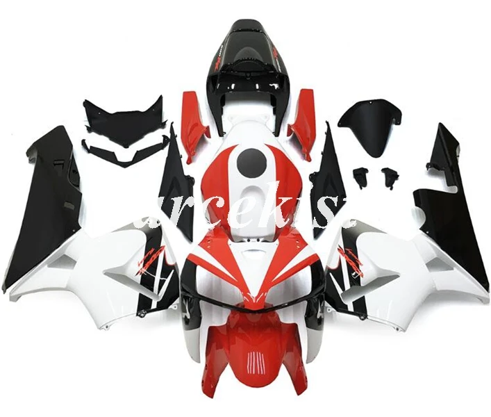 4 подарки ABS мотоцикл обтекатель комплект подходит для CBR600RR F5 2005 2006 05 06 cbr600 600RR Кузов Набор номер 52 - Цвет: red white
