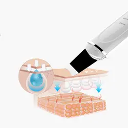 Ультразвуковая щетка для кожи шпатель очиститель для лица пилинг массажный инструмент для спа CD88
