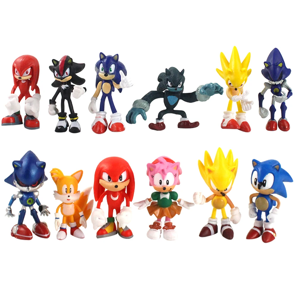 5-8cm 12pcs/set Figures Toy PVC Action Figure Model Dolls Kids Toys | Игрушки и хобби