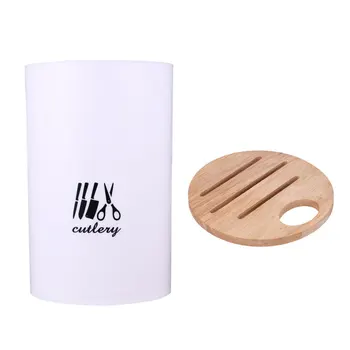 

1Pc Kitchen Storage Rack Cutting Tool Rack Plastic Cutter Rack Cutlery Organizer for Home Knife Cutting Tool