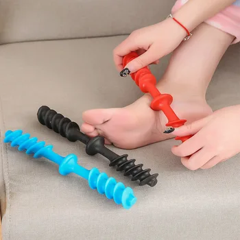 

Foot Massager Linen Flower Color-Yongquan Acupoint Plantar Ann Grinding Useful Product Toe Pressure Household Rub Foot Board Rol