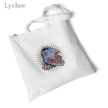 

Lychee 2019 Hot Selling Casual Large Student Handbag Simple Beach Shoulder Bags Shopping Bags Women's Animal Print Canvas Bag
