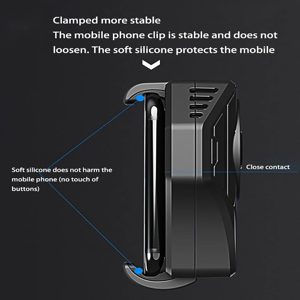Универсальный полупроводниковый Охлаждающий радиатор для мобильного телефона USB Перезаряжаемый охладитель игровой веер Держатель подставка радиатор немой вентилятор