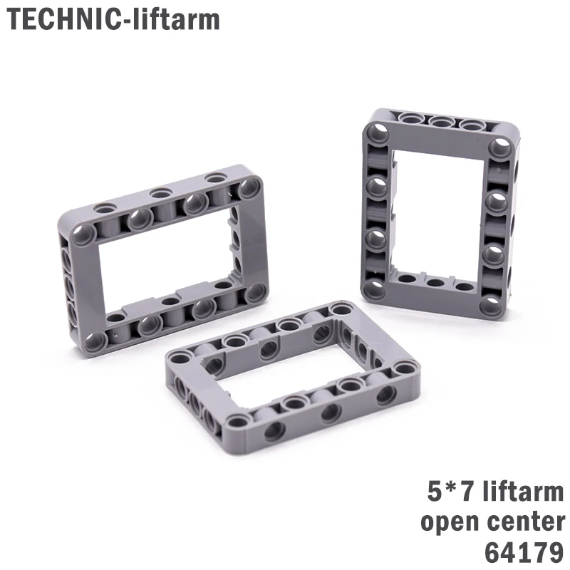 

5Pcs/lot MOC Technic Creative Liftarm Bricks 64179 5*7 Building Blocks technical Creator Parts DIY Educational gifts Toys