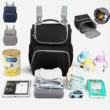 

Baby Diaper Bag Large Capacity Mommy Backpack Thermal Insulation Baby Bottle Bag Backpack Waterproof Nursing Bags