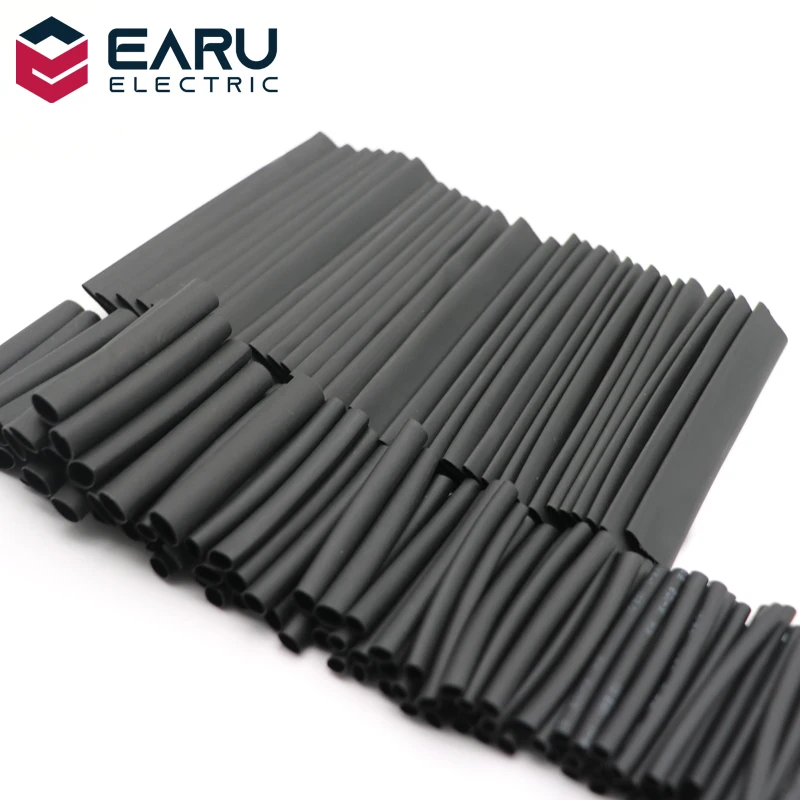 127 Pcs Heat Shrink Sleeving Tube Tube Assortment Kit Electrical