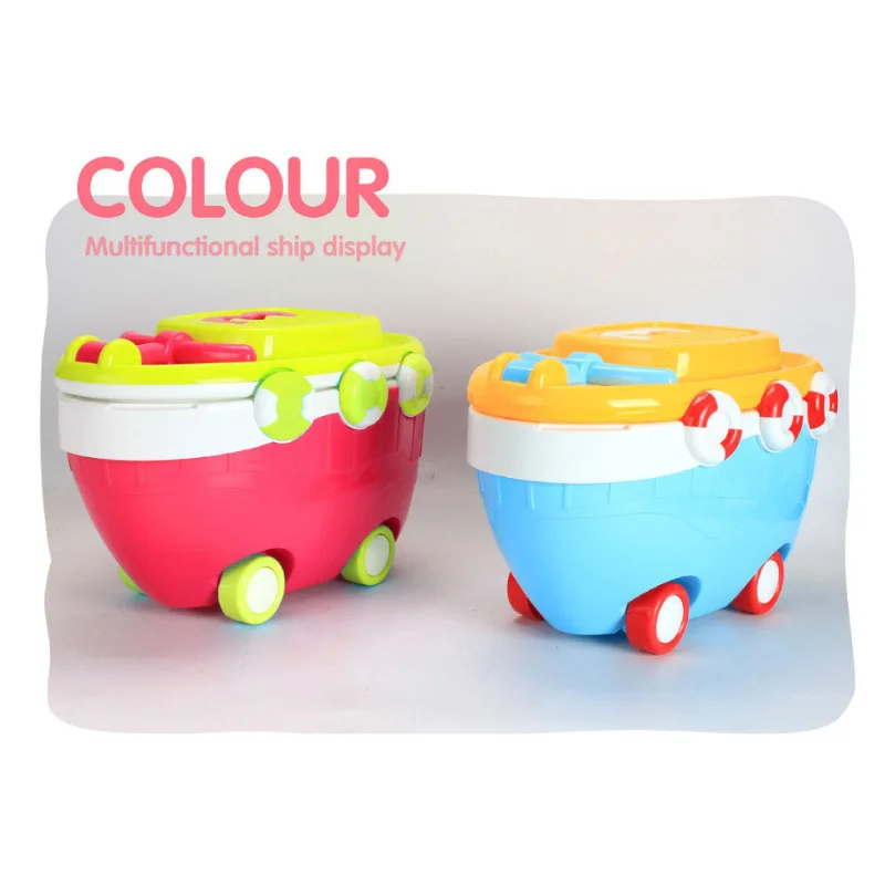 

Children Multi-functional Model Kitchen Tableware BBQ Barbecue Car Set Ice Cream Candy Play House Trolley Toy