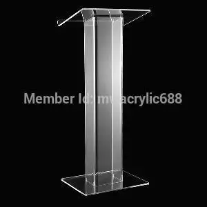 pulpit furniture Free Shipping Popularity Beautiful Modern Design Cheap Clear Acrylic Lectern acrylic podium plexiglass | Мебель