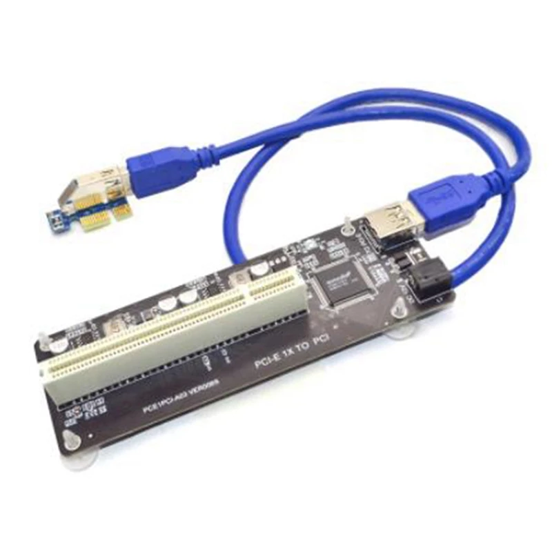 PCIE PCI-E PCI Express X1 to Riser Card Bus High Efficiency Adapter Converter USB 3.0 Cable for Desktop PC | Компьютеры и офис