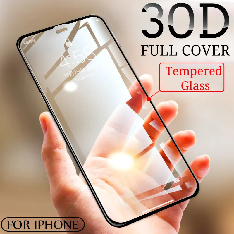 Закаленное стекло GVU для IPhone 11 12 PRO MAX X XR XS | Мобильные телефоны и аксессуары