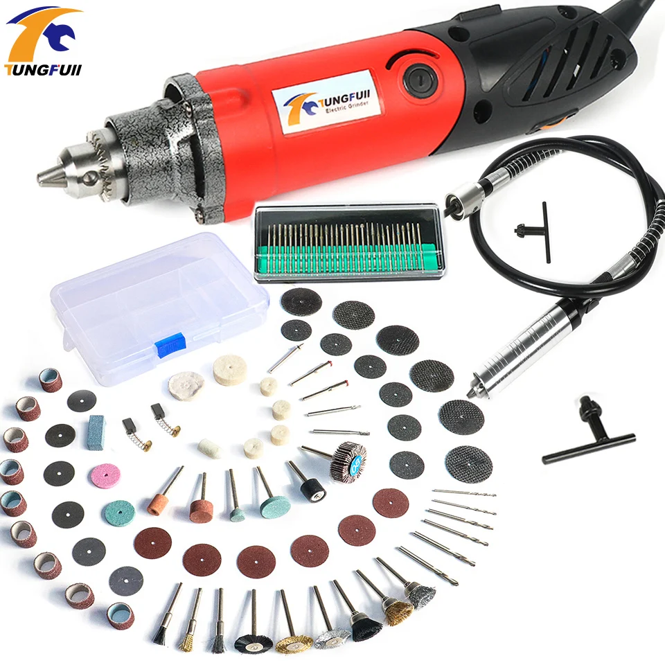 Diy Mini Electric Drill Metalworking Drilling Machine Polishing Engraver Electric Wood Machine Powe