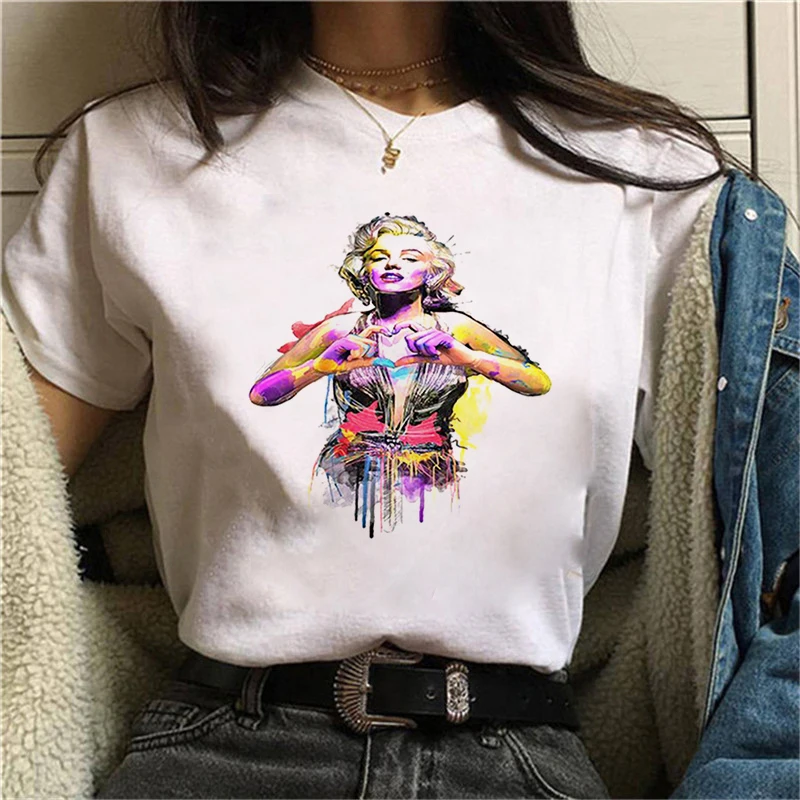 2020 Fashion Women Harajuku Queen Brand Singer Printed T Shirt Casual Short Sleeve Women's T-shirt Soft Female T shirt