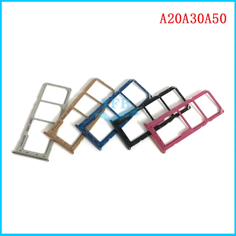 20 шт. Sim держатель лотка для samsung Galaxy A10 A105F A20 A30 A305F A50 A505 A505F A60 A70 A80 A90 sim-карты слот