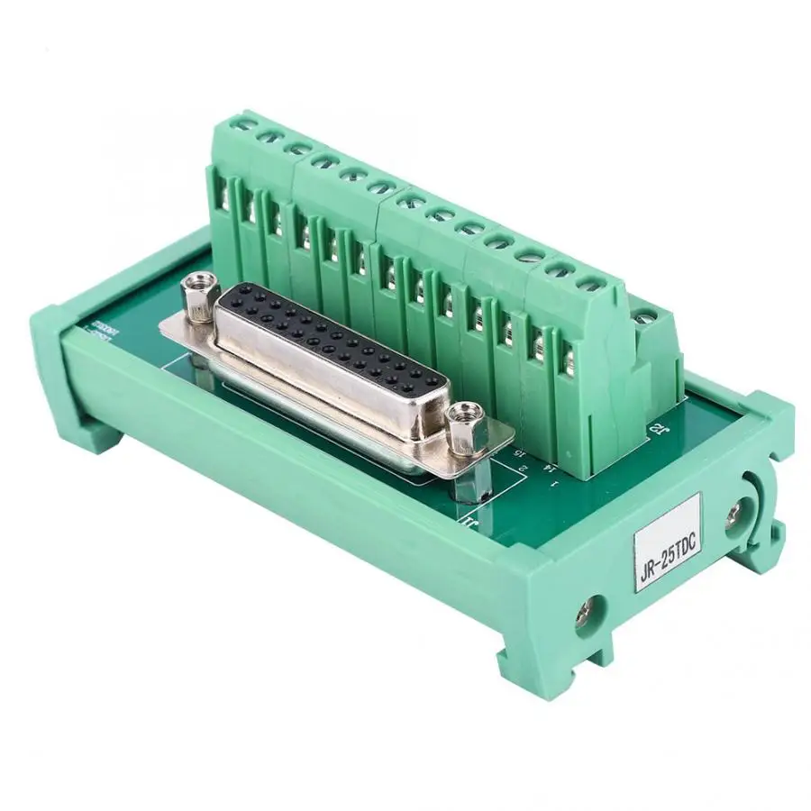 Клеммный блок Кабельный разъем PLC модуль DB25P 35 мм din-рейку электрические принадлежности