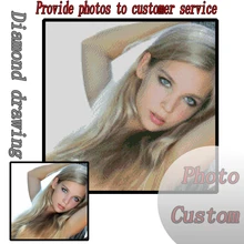 Фото индивидуальная Алмазная вышивка DIY 5D алмазная живопись квадратные Стразы мозаика украшение подарок на день рождения